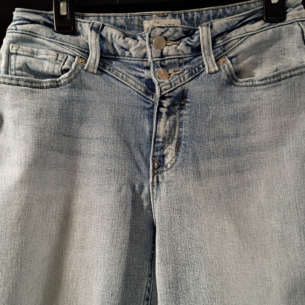 EUC High Rise Original Fit Kick Boot Ankle Women's Size 8 Short Blue Denim Jeans - Picture 9 of 12